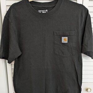 Excellent Condition Men's XS Carhartt Loose Fit K87 T-Shirt in Black